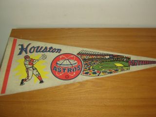 Vintage Felt Pennant Houston Astros Astrodome