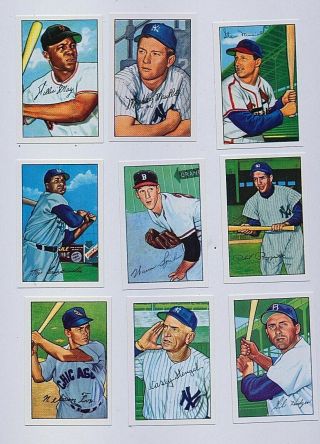 1952 Bowman Complete Baseball Reprint Set; Nm/mt,  ; All 252 Cards; Great Hof Rc 