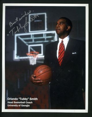 Tubby Smith Signed 8x10 Photo Autographed University Of Georgia Basketball Coach