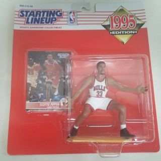1995 Starting Lineup Figure With Card Scottie Pippen Bulls