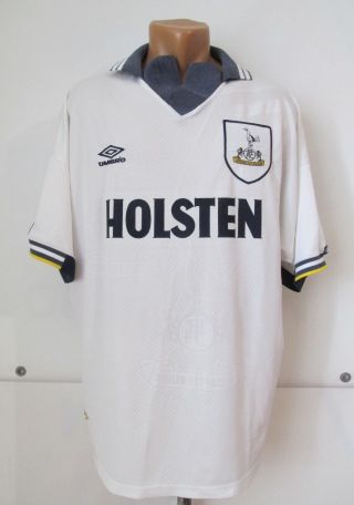 Tottenham Hotspur 1993/1994/1995 Home Football Shirt Soccer Jersey Umbro Xxl 2xl