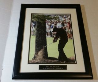 Phil Mickelson 2010 Masters champion Photo Framed 16 1/4 
