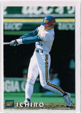 1998 Calbee Japanese Baseball Card 097 Orix Blue Wave Ichiro Suzuki Npb