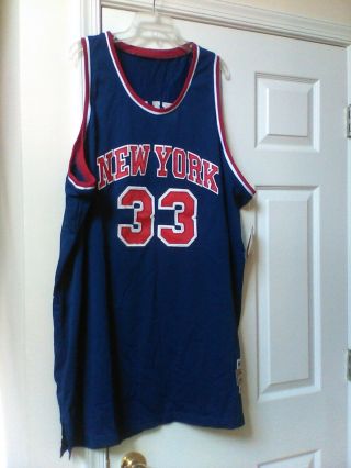 Patrick Ewing York Knicks Mitchell & Ness Hardwood Classics Jersey Size 58