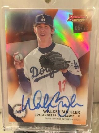 Walker Buehler Dodgers 2015 Bowman 