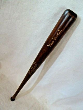 Vintage Hillerich & Bradsby Louisville Slugger Mini Baseball Bat Stan Musial