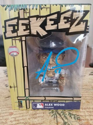 Alex Wood Signed Eekeez Dodgers 20q7 All - Star Psa/dna