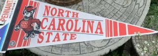 Vintage North Carolina State Pennant Flag