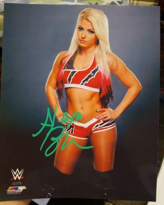 Wwe Alexa Bliss Hand Signed Autographed 8x10 Photo W/ Host Of Moment Of Blss