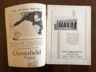 1930 COLUMBIA LIONS FOOTBALL PROGRAM VS CORNELL TIGERS GREAT COVER 2