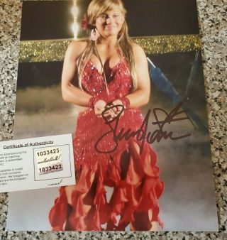 Sexy Cleavage Shawn Johnson Authentic Signed Autographed 8x10 Photo Holo