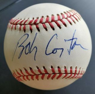 Bob Costas Autographed Official American League (bobby Brown) Baseball - Auto