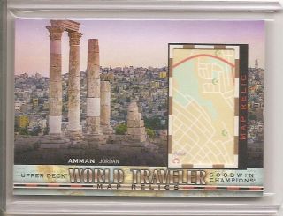 2019 Goodwin Champions Amman Jordan World Traveler Map Relic Wt - 160