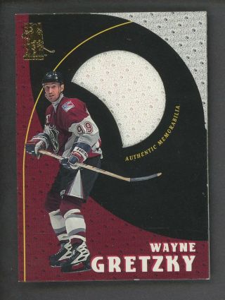 1998 In The Game Itg Be A Player Wayne Gretzky Hof Jersey