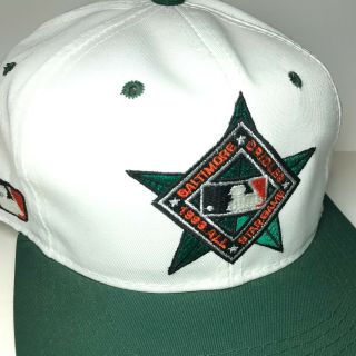 VTG 90s Baltimore Orioles 1993 All Star Game MLB Baseball Souvenir Snapback Hat 2