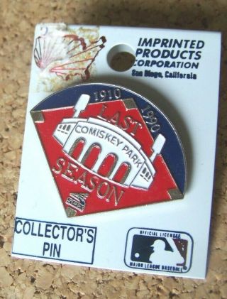 1910 1990 Last Season Comiskey Park lapel pin c36338 Chicago White Sox MLB 2