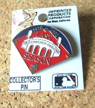 1910 1990 Last Season Comiskey Park lapel pin c36338 Chicago White Sox MLB 3