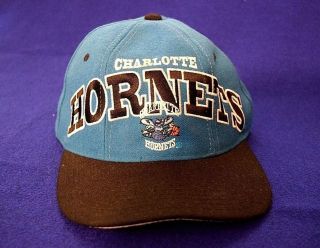 Charlotte Hornets Cap - Starter Vintage Old Style Logo - Snap - Back Embroidered - L@@k