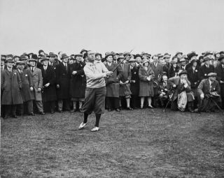 1930 Pro Golfer Walter Hagen Glossy 8x10 Photo Golf Swing Print Photograph