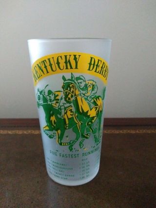 1955 Kentucky Derby Churchill Downs Julep Glass 5 1/4 " H