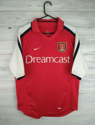Arsenal Jersey Small 2000 2002 Home Shirt Soccer Football Nike