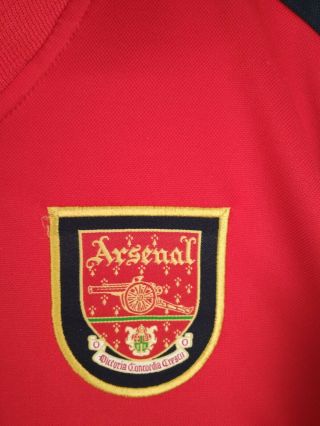 Arsenal jersey small 2000 2002 home shirt soccer football Nike 5