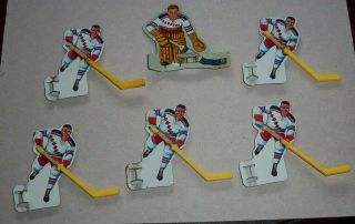 Coleco/ Eagle York Rangers Yellow Stick Players 1966 Table Top Hockey Game