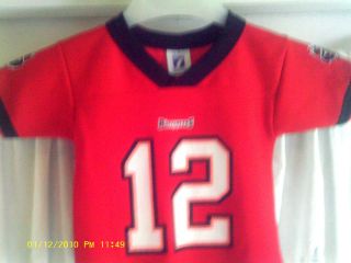 Tampa Bay Buccaneers " Logo 7 " Jersey (trent Dilfer 12) Infant Size - 24 - Months