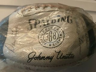 1967 Baltimore Colts Signed Johnny Untias Football