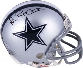 Michael Irvin Nfl Dallas Cowboys Autographed Riddell Mini Helmet
