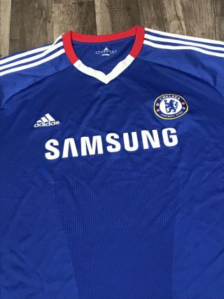 Adidas Climacool Chelsea Football Club Samsung Soccer Shirt Jersey Sz 2xl