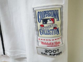 2001 Baltimore Orioles Cal Ripken Home Jersey Mitchell & Ness Size 56 3