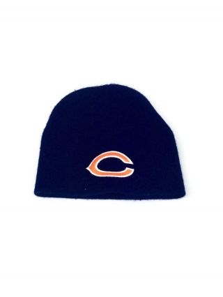 Chicago Bears Blue Knit Hat Beanie Winter Skull Cap -