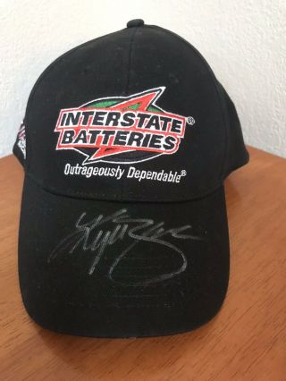 Autographed Kyle Busch Interstate Batteries Hat