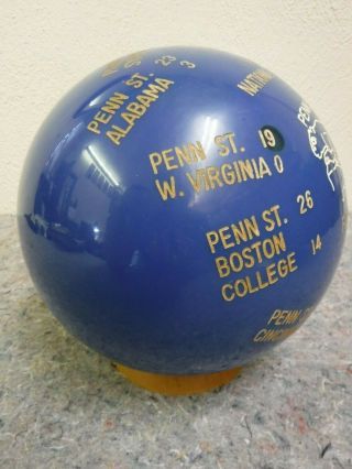 1986 Penn State National Championship Moments on Bowling Ball 3