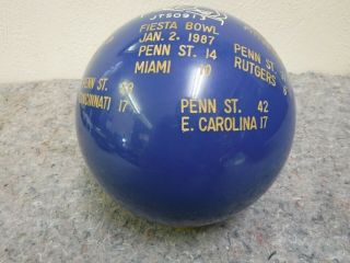 1986 Penn State National Championship Moments on Bowling Ball 8