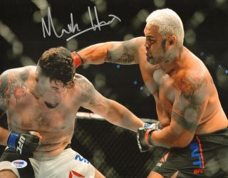 Mark Hunt Signed 11x14 Photo Psa/dna Picture Ufc Fight Night 85 Vs Frank Mir