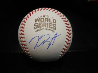Kris Bryant Ip Auto Signed 2016 World Series Baseball - Chicago Cubs