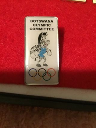 2008 Beijing China Olympics Games Botswana Noc Olympic Pin Badge