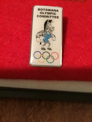 2008 Beijing China Olympics Games Botswana NOC Olympic Pin Badge 2