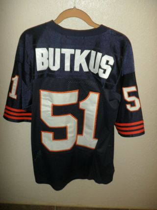 Dick Butkus Chicago Bears 51 Football Jersey Players Of The Century Sz 48 Med