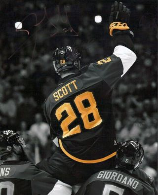 John Scott Authentic Autographed Signed 2016 Nhl All Star Game Mvp 8x10 Photo
