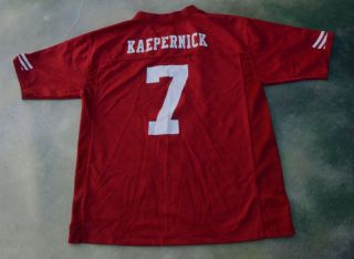 Nfl Team Apparel San Francisco 49ers Colin Kaepernick 7 Jersey Size L (14 - 16).