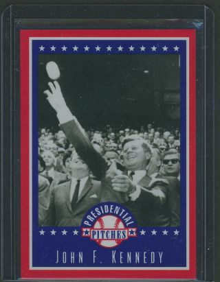 John F.  Kennedy Jfk Presidential First Pitches Baseball Card