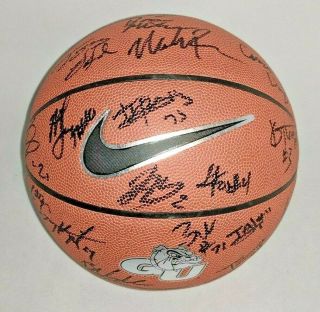 Gonzaga Bulldogs 2018 - 2019 Team Signed Autographed Nike Basketball W/coa Rui