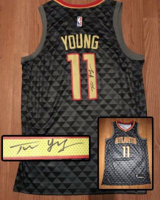Trae Young Signed Autographed Atlanta Hawks Jersey Nba