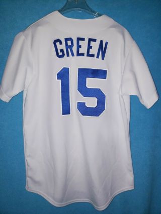 Los Angeles Dodgers SHAWN GREEN Majestic Jersey Adult Size Lrg 2