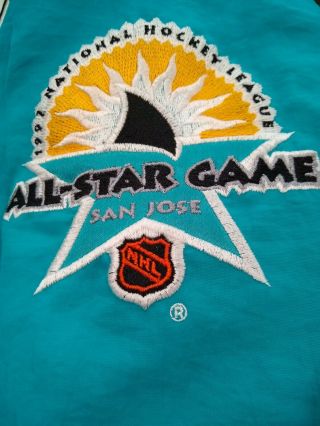 San Jose Sharks 1997 All Star Game Mens XL Jacket - Logo Athletic - Unique Item 4