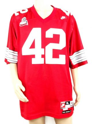 Nike Mens Ohio State Buckeyes Legends Bobby Carpenter 42 Football Jersey Xl