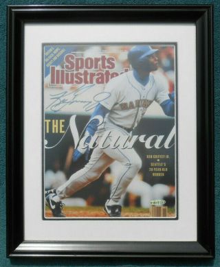 Ken Griffey,  Jr.  Signed Sports Illustrated - Upper Deck Authenticated